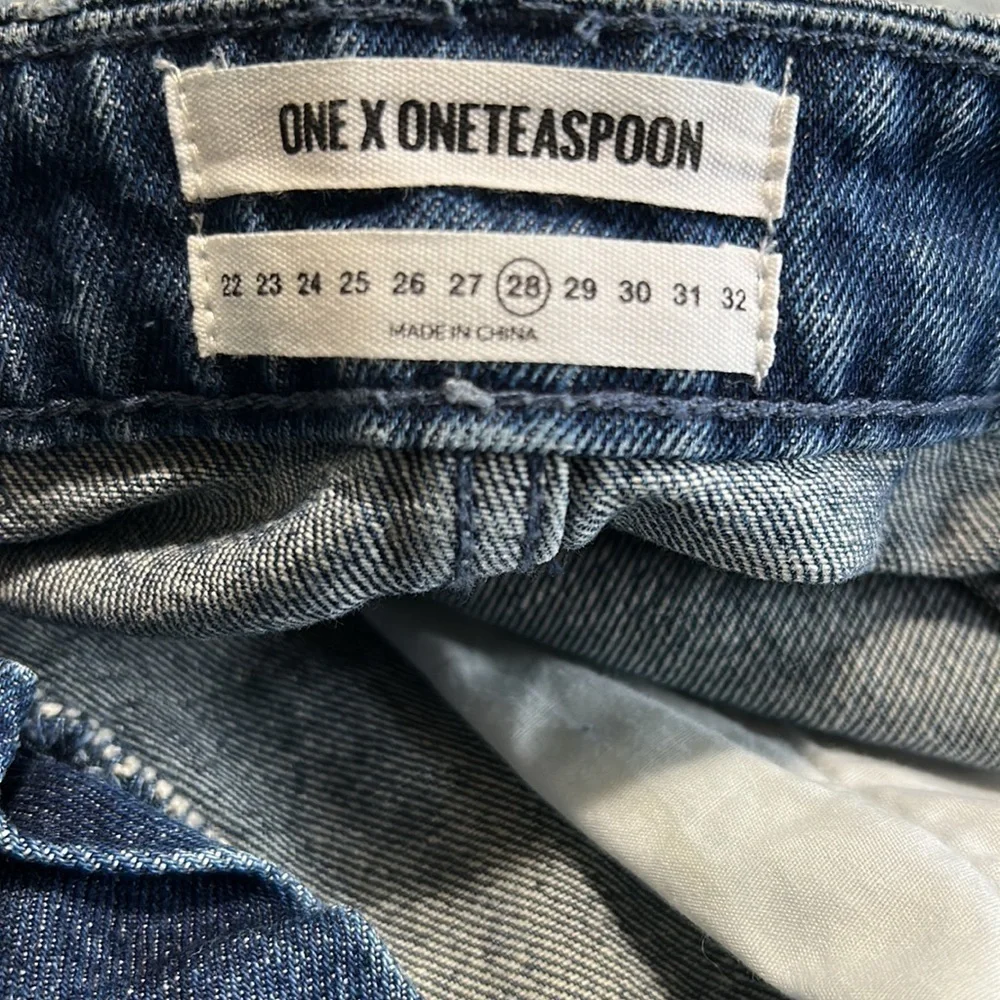 REVOLVE x ONE TEASPOON High Waist Bandits Jean Short Sz 28